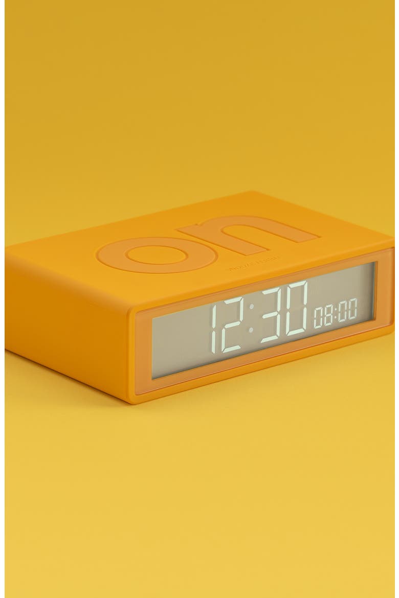 Flip+ LCD Alarm Clock, Alternate, color, YELLOW