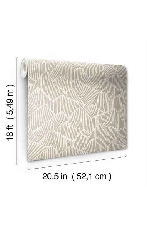 Wallpops Ridge Valley Peel & Stick Wallpaper In Neutral
