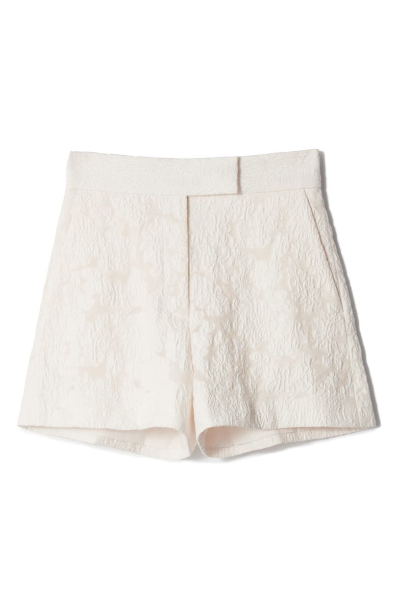 & Other Stories Matelassé Shorts, Alternate, color, White Light