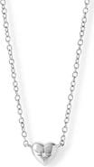 Astley Clarke Silver Biography Mini Heart Necklace