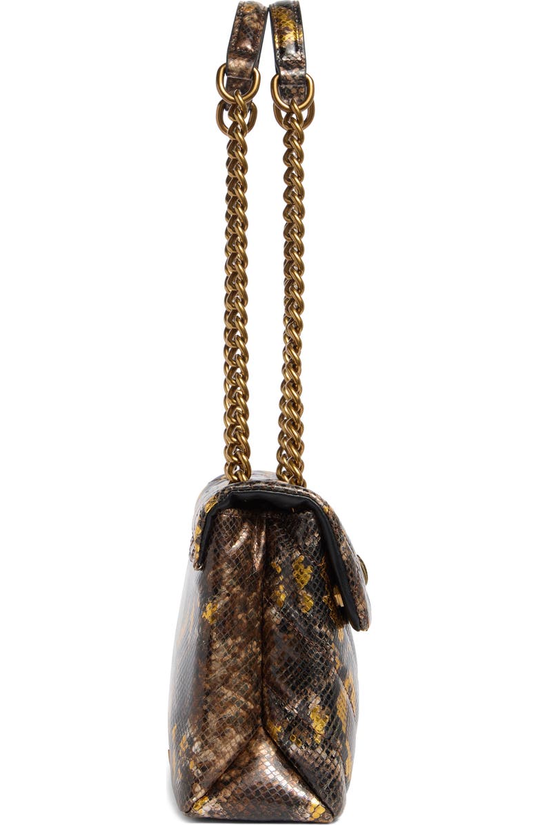 Kurt Geiger London Kensington Snake Print Shoulder Bag, Alternate, color,