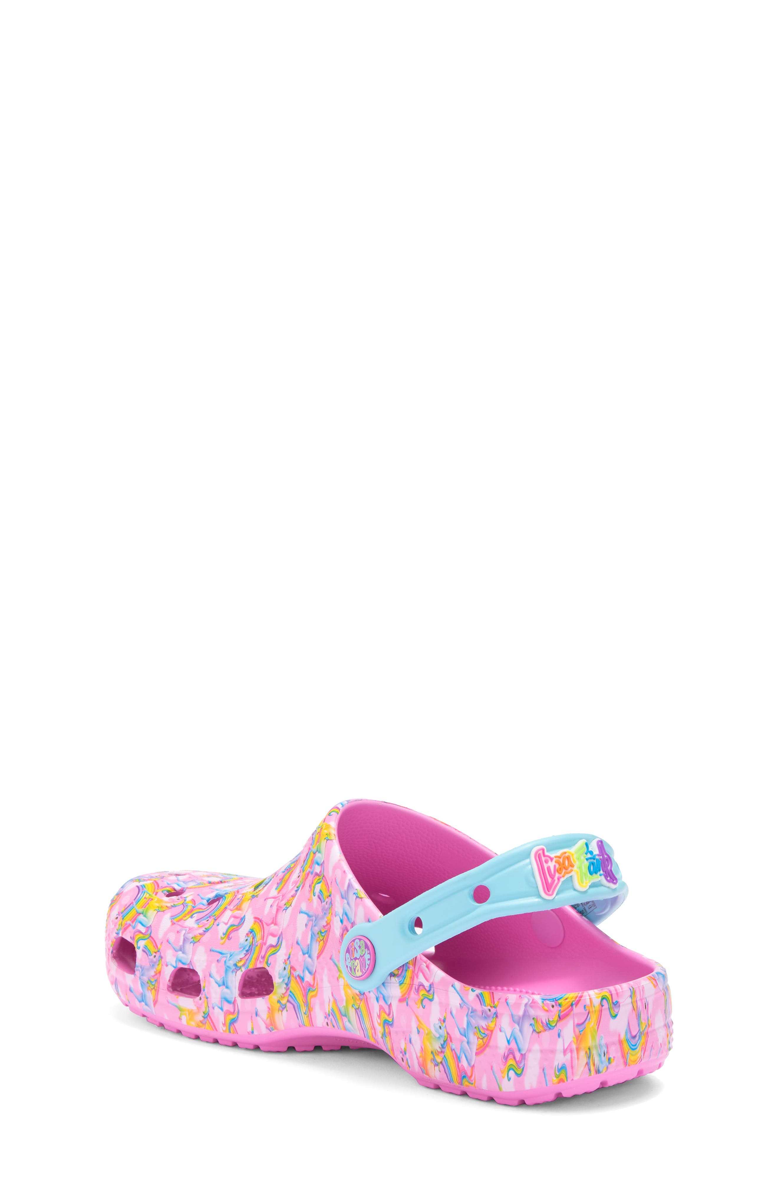 CROCS Kids' X Lisa Frank Rainbow Unicorn Clog, Alternate, color, 