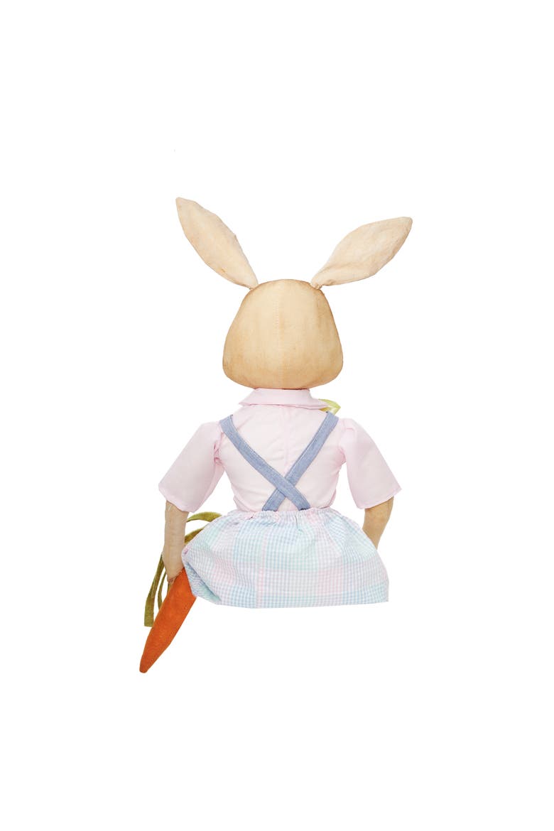 Palma Bunny Easter Joe Spencer Gathered Traditions Figurine, Alternate, color, Blue