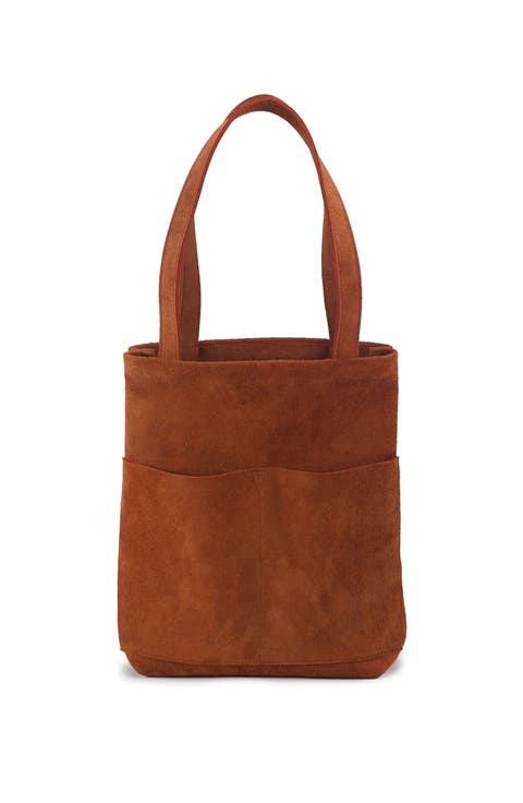 Brooklyn Nubuck Suede Leather Tote Bag