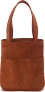 Ezra Arthur Brooklyn Nubuck Suede Leather Tote Bag