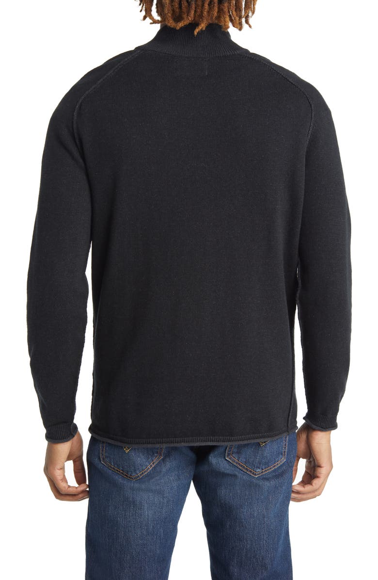 The Normal Brand Jimmy Cotton Quarter-Zip Sweater, Alternate, color, 