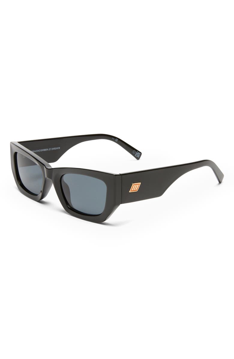 Le Specs Beachcomber 52mm D-Frame Sunglasses, Alternate, color, Black