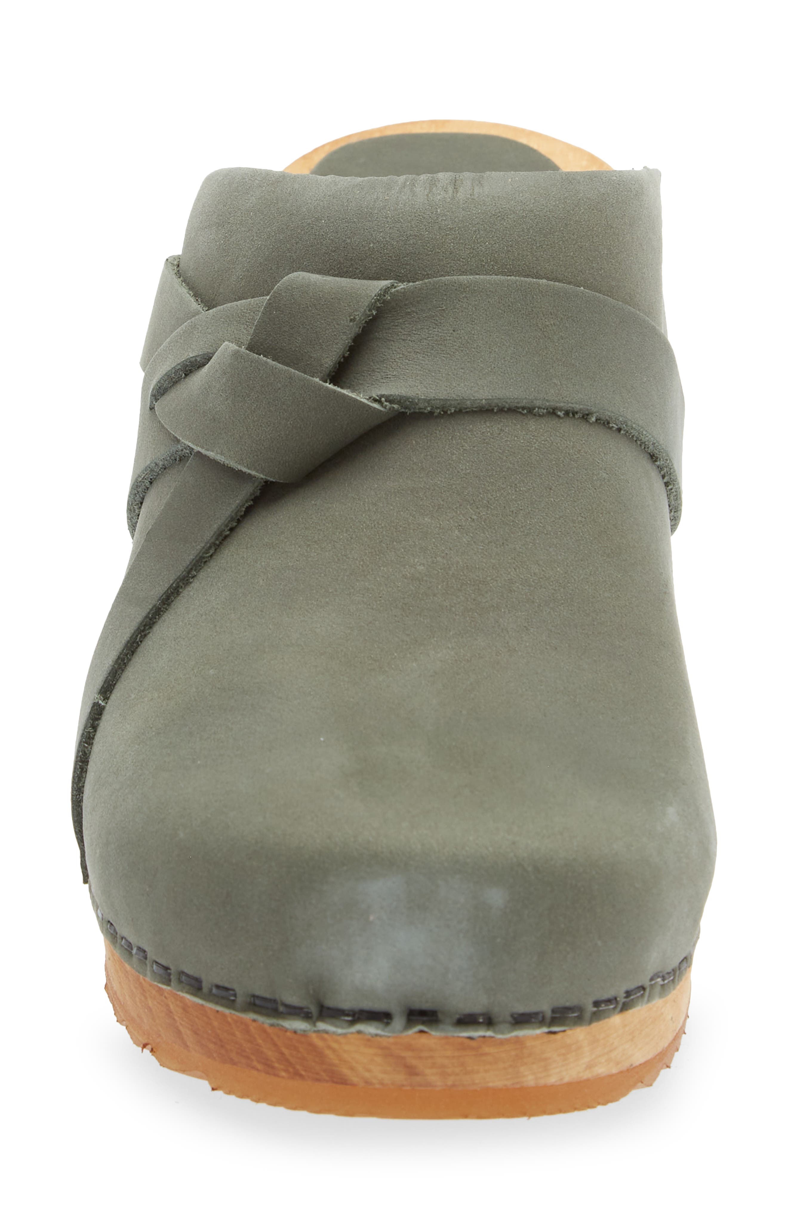 Sanita Manuella Leather Clog, Alternate, color, 043 Khaki