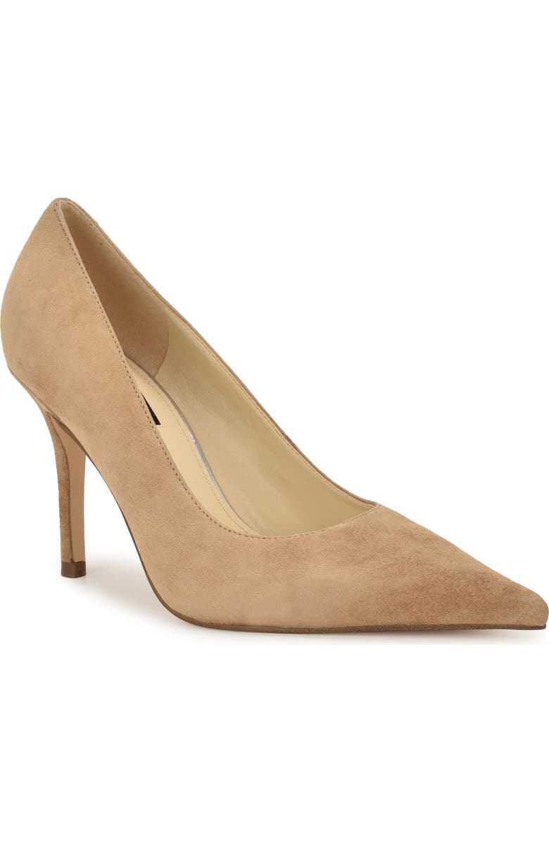 Nine West Gemmha Pointed Toe Pump, Main, color, Taupe