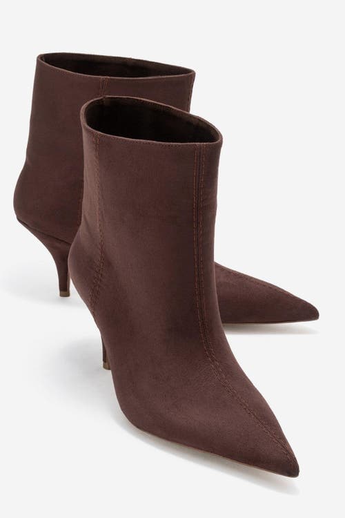 Prologue Shoes Brivelle Pointed Toe Boot In Brown