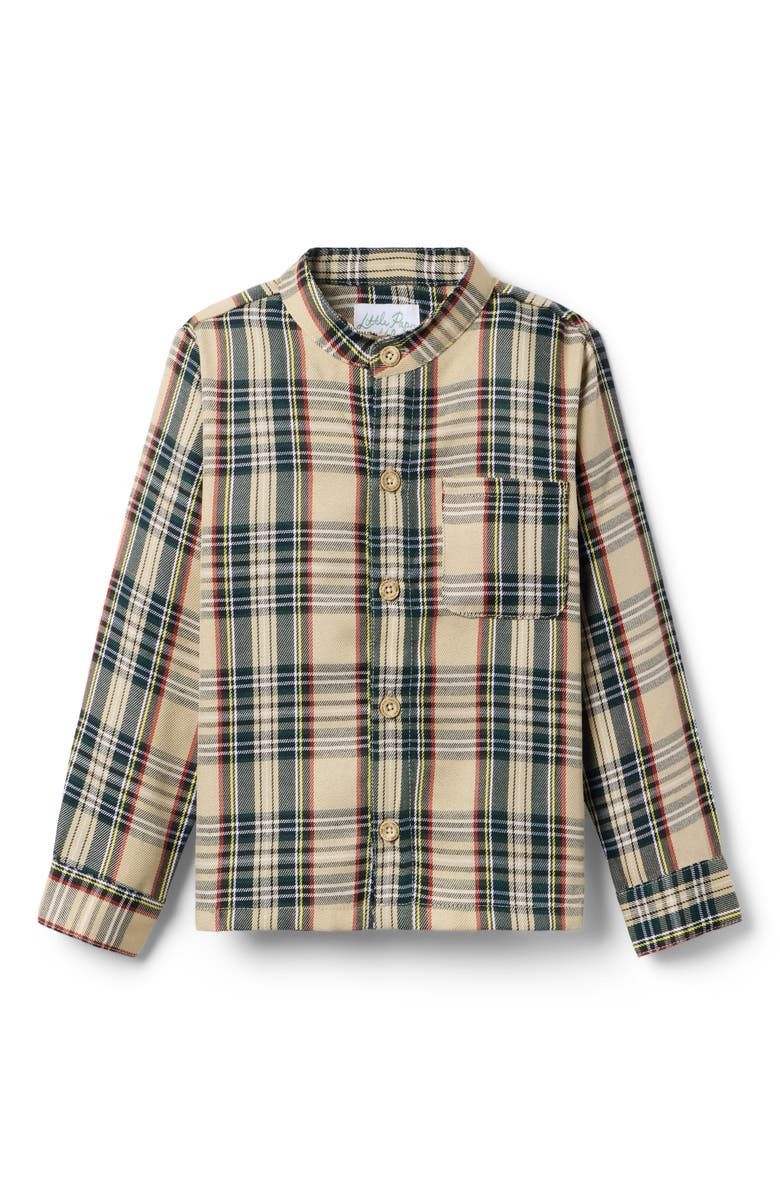 Little Paper Kids Arthur Long Sleeve Shirt, Main, color, Fall Plaid