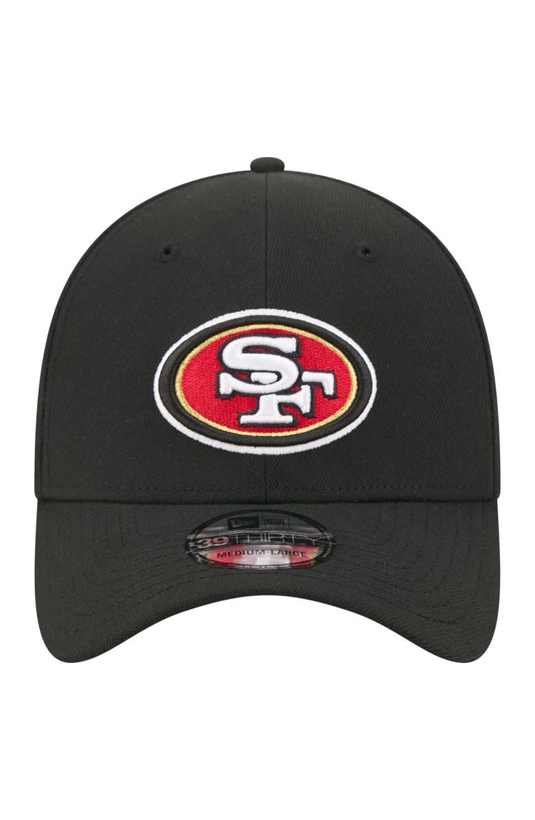 New Era Men's New Era  Black San Francisco 49ers Core Team 39THIRTY Flex Hat, Alternate, color, Black