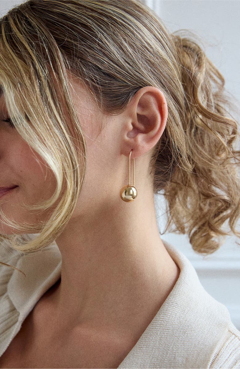 BaubleBar Silver Pisa Earrings, Alternate, color, Gold