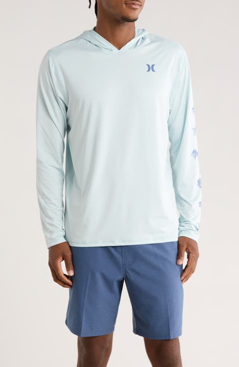 Iconic Palms Hybrid UPF 50+ Hooded Sun Shirt