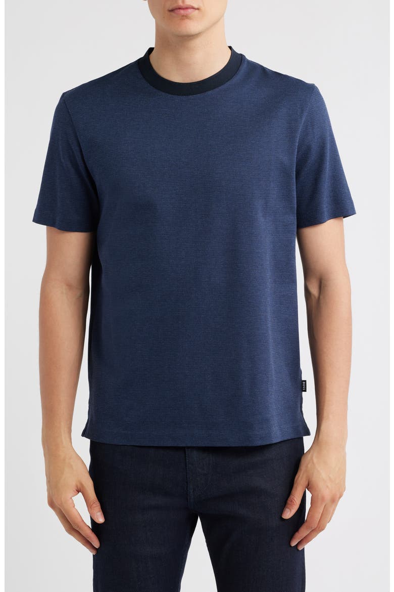 Thompson Cotton T-Shirt, Main, color, DARK BLUE