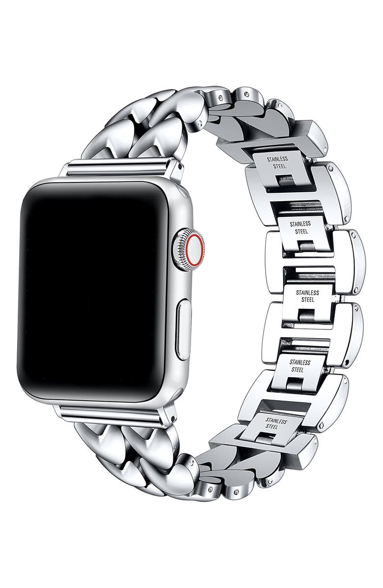 The Posh Tech Crush Hearts Apple Watch<sup>®</sup> Bracelet Watchband, Alternate, color, 