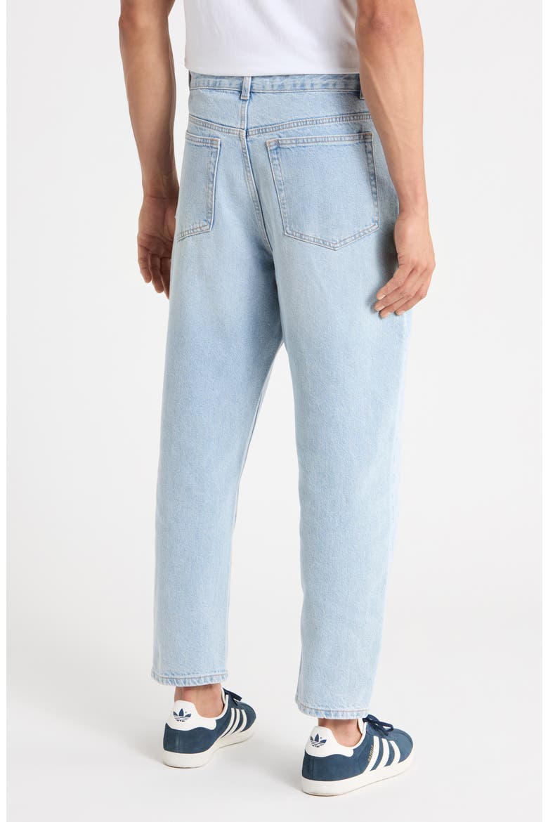 90s Straight Leg Jeans, Alternate, color, MID BLUE