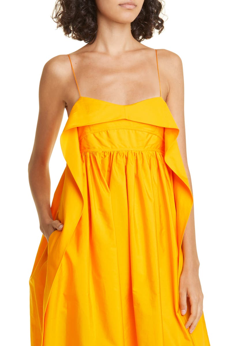 Cecilie Bahnsen Susa Organic Cotton Midi Dress, Alternate, color, 