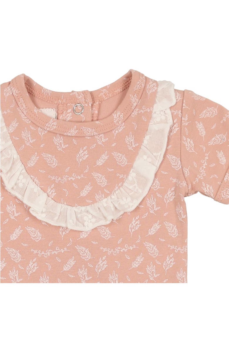 Manière Leaves & Branches Print T-Shirt & Shorts Set, Alternate, color, Pale Pink