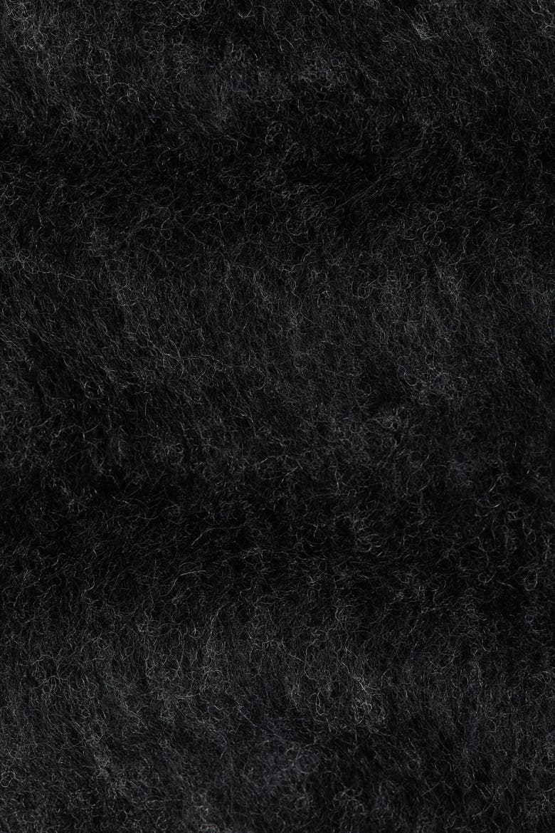 Oversized Mohair-blend Sweater, Alternate, color, Dark gray