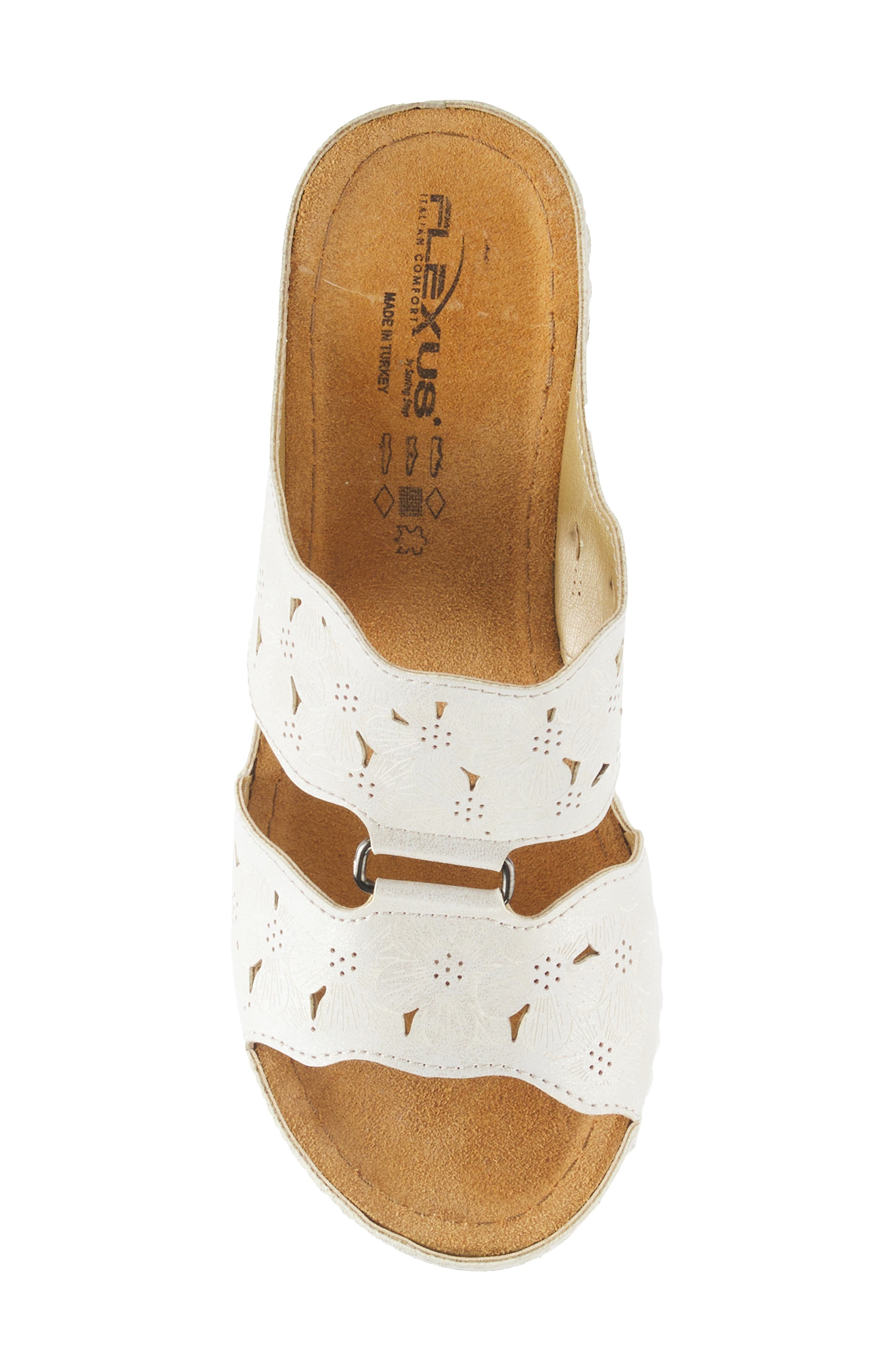 Flexus by Spring Step Dreiser Platform Wedge Slide Sandal, Alternate, color, Beige