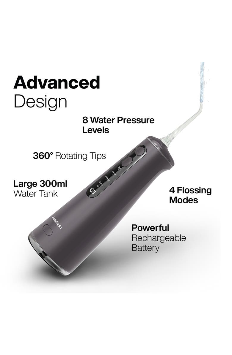 AQUASONIC Elite Rechargeable Water Flosser, Alternate, color,
