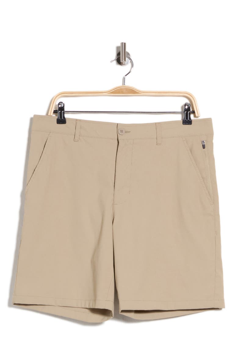 Essential Tech Chino Shorts, Alternate, color, KHAKI