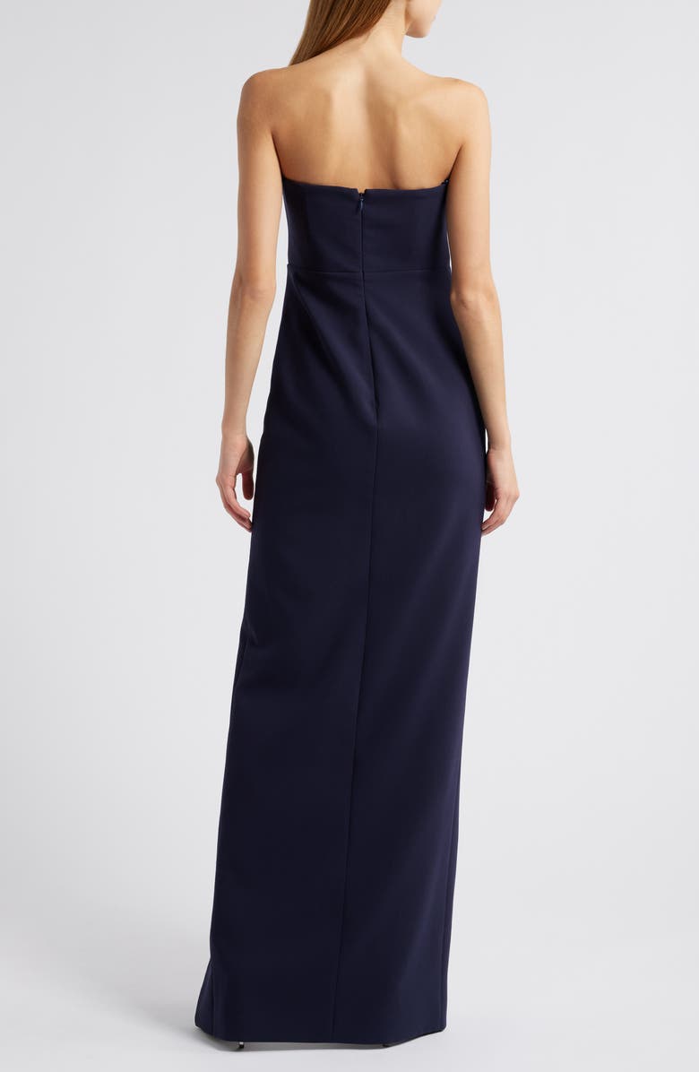 LIKELY Bea Strapless Gown, Alternate, color, Navy