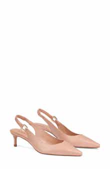 LK Bennett Lettie Oloid Pointed Toe Slingback Pump