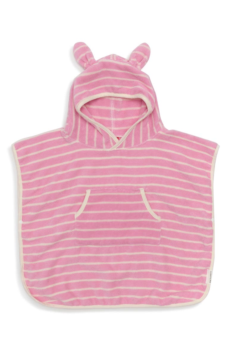 Kids' Character Hooded Towel, Alternate, color, PINK