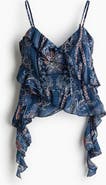 H&M Flounced Strappy Top