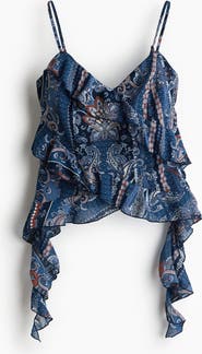 H&M Flounced Strappy Top