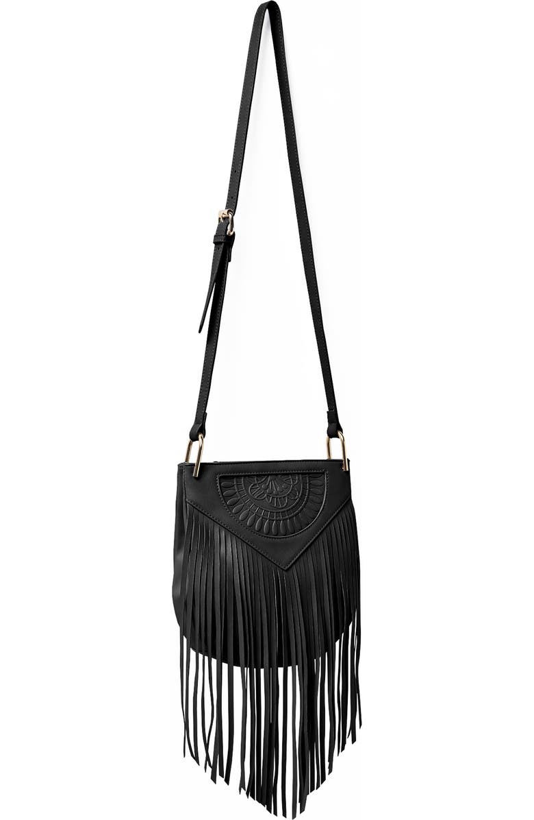 Urban Originals Rose Queen Vegan Leather Crossbody Bag, Alternate, color,