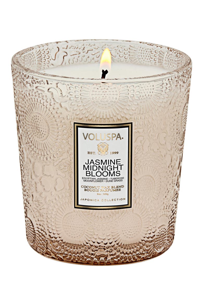 Jasmine Midnight Blooms Boxed Classic Candle, Alternate, color, JASMINE MIDNIGHT BLOOMS