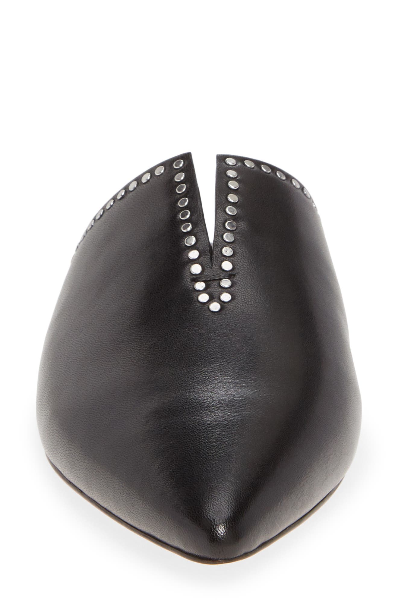 PAIGE Alia Studded Pointed Toe Mule, Alternate, color, 