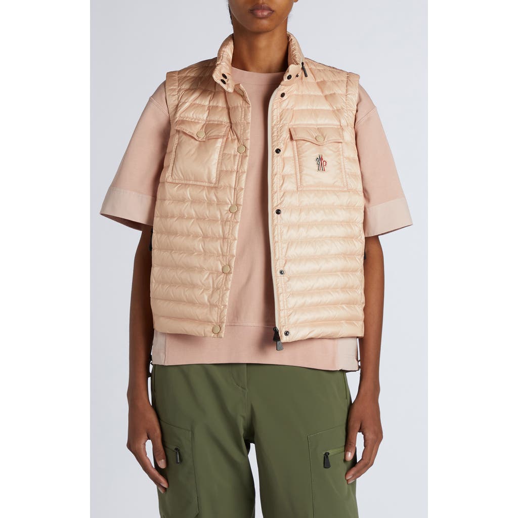 Moncler Grenoble Gumiane Quilted Puffer Vest In Tuscany