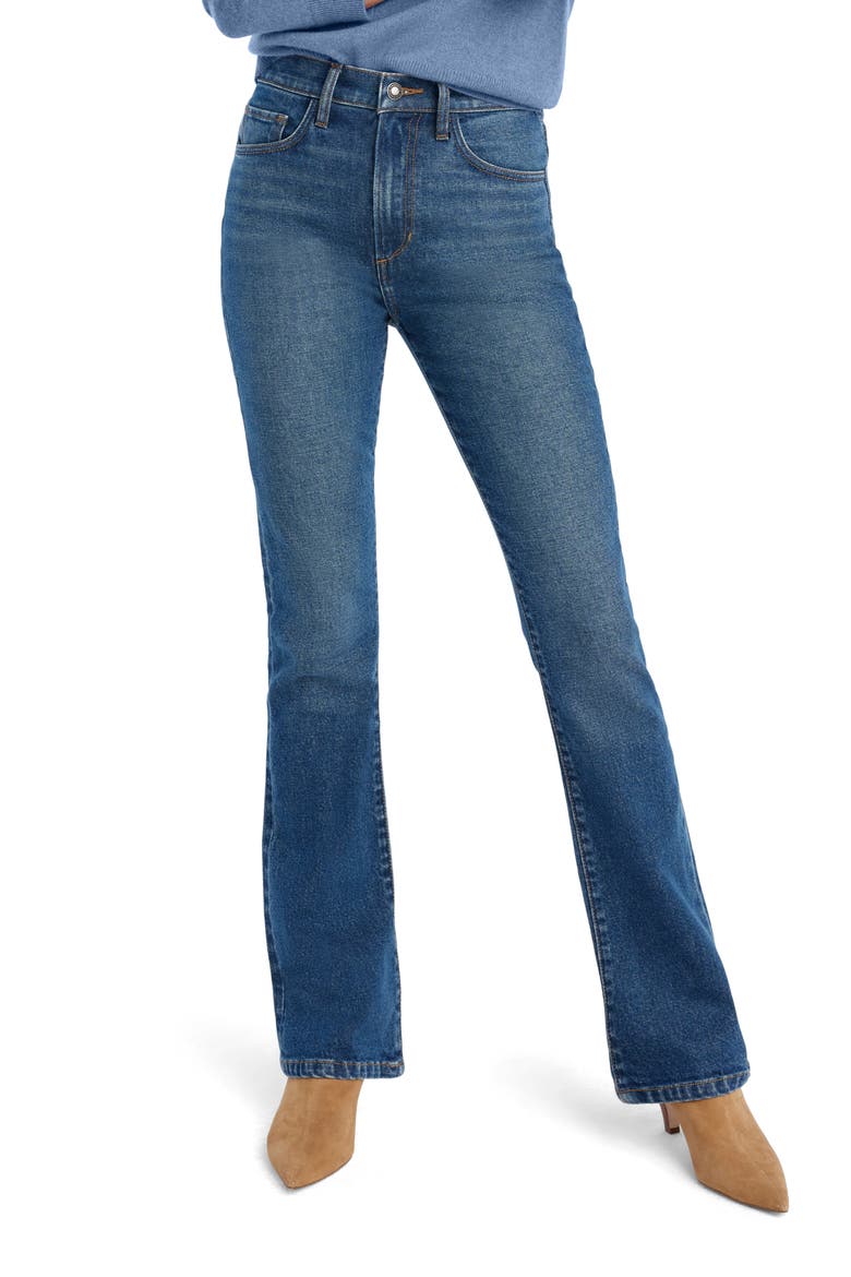 The Valentina Super High Waist Bootcut Jeans, Main, color, FLAGSTAFF