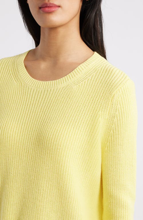 Shop 525 Emma High-low Sweater In Lemon Meringue