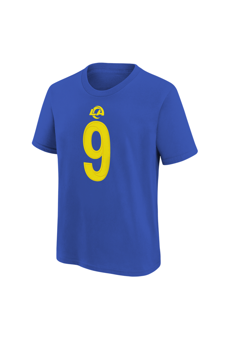 Youth Nike Matthew Stafford Royal Los Angeles Rams Player Name & Number T-Shirt, Alternate, color, Royal