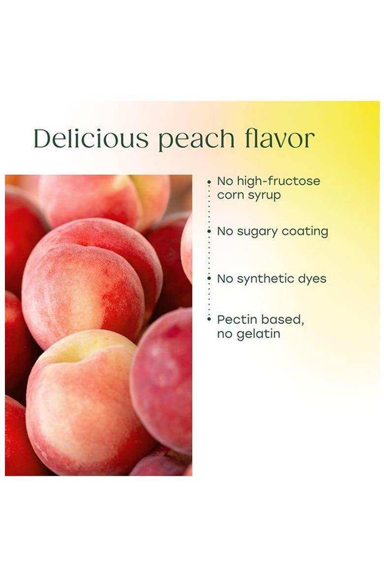 Vitamin D3 & K2 Gummies 5000 IU (125 mcg) Pectin Based, Vegetarian, 60 Peach Gummies, Alternate, color, None