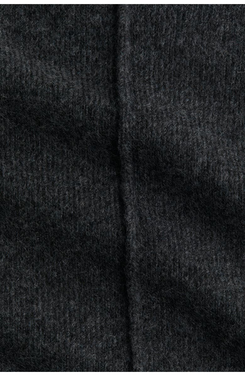 H&M Seam-detail Turtleneck Jumper, Alternate, color, Dark Gray Melange