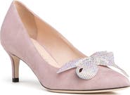 BEAUTIISOLES Frida Pointed Toe Kitten Heel Pump