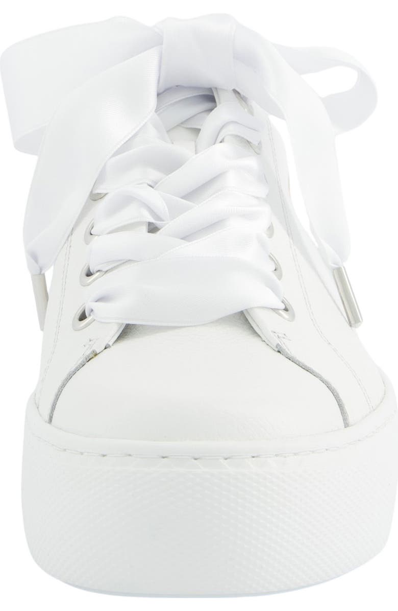 Paul Green Blakely Platform Sneaker, Alternate, color, White Almond Combo