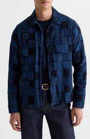 AG Louis Patchwork Cotton Camp Shirt