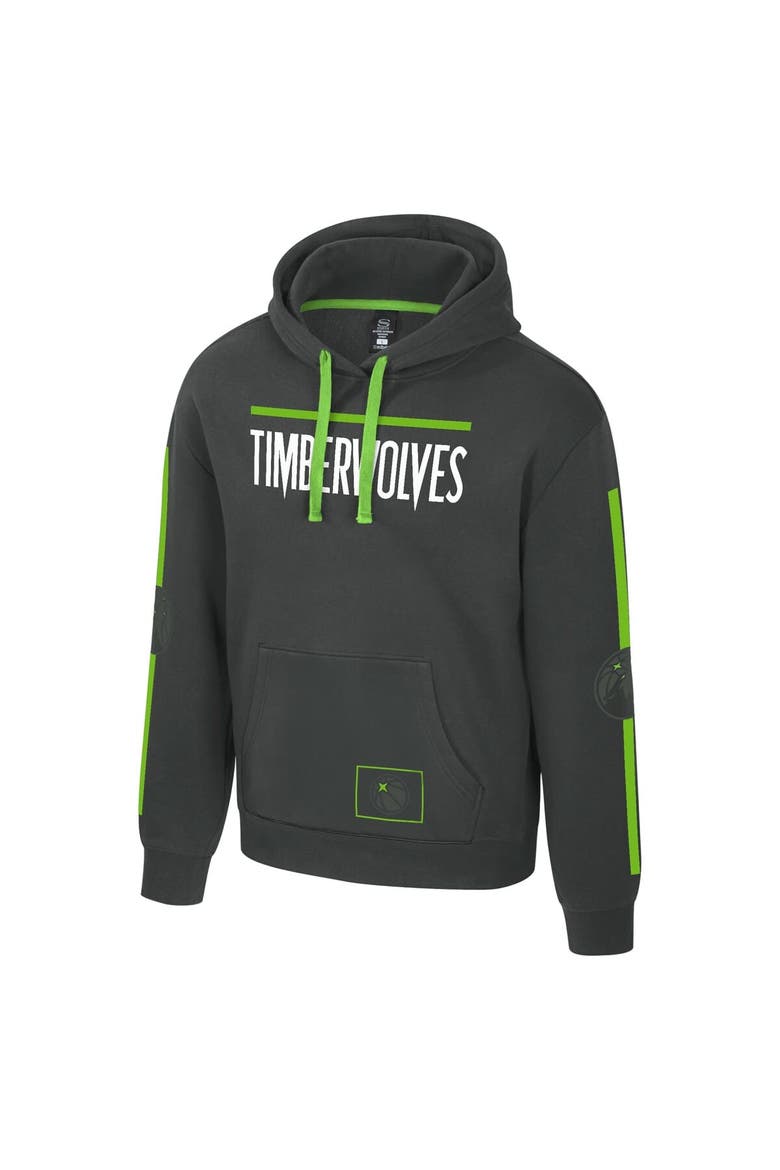 Unisex Stadium Essentials Charcoal Minnesota Timberwolves City Star Hoodie, Alternate, color, Charcoal