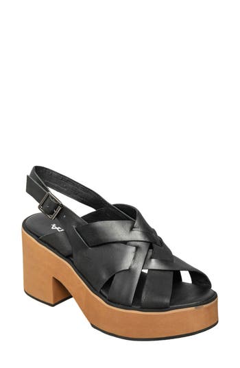 Antelope Inya Platform Sandal In Black