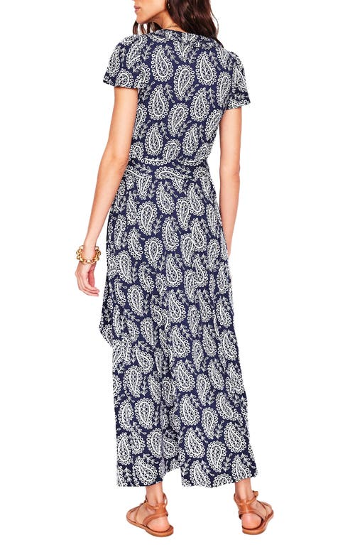 BODEN BODEN NICOLA PAISLEY PRINT JERSEY DRESS 