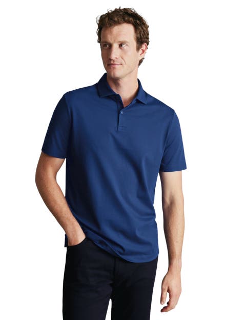 Short Sleeve Cotton Stretch Smart Pique Polo