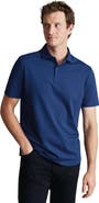 Charles Tyrwhitt Short Sleeve Cotton Stretch Smart Pique Polo