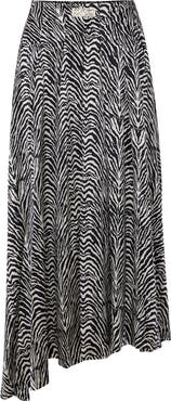 PCFG Pure Silk Zebra Long Skirt